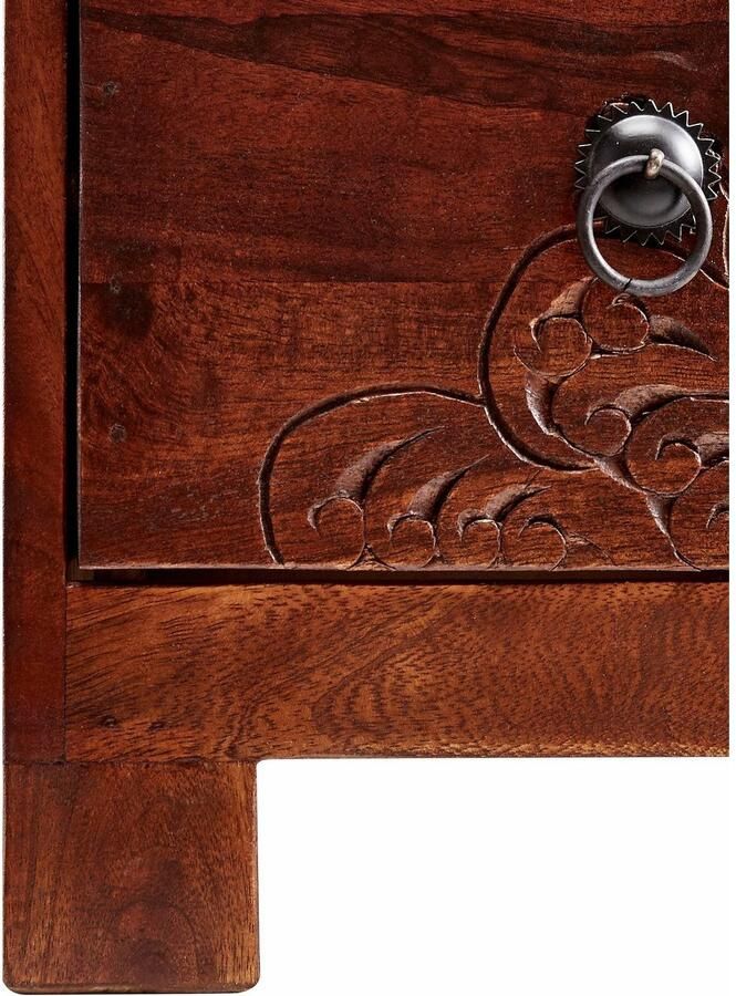 Home affaire Kast Mahar Breedte 30 cm met voorkanten van metaal - Foto 3