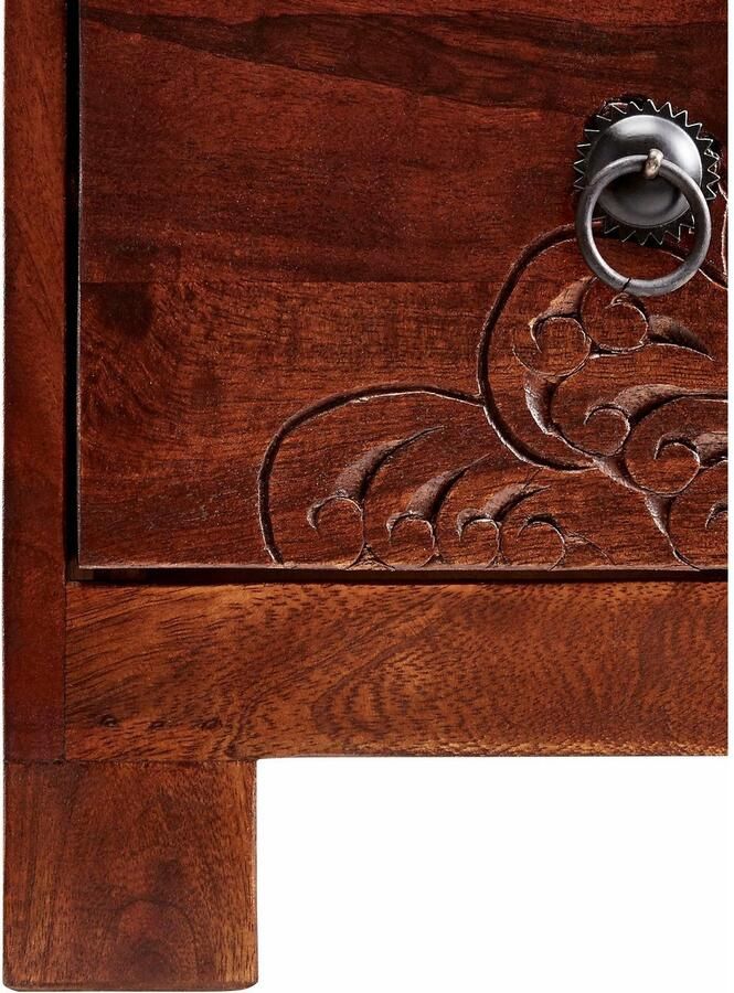 Home affaire Kast Mahar Breedte 30 cm met voorkanten van metaal - Foto 3