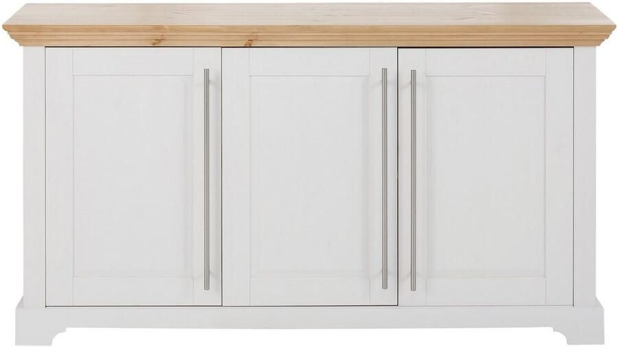 Home affaire Kast Meliss van massieve dennen fsc 3-deurs breedte 132 cm - Foto 2