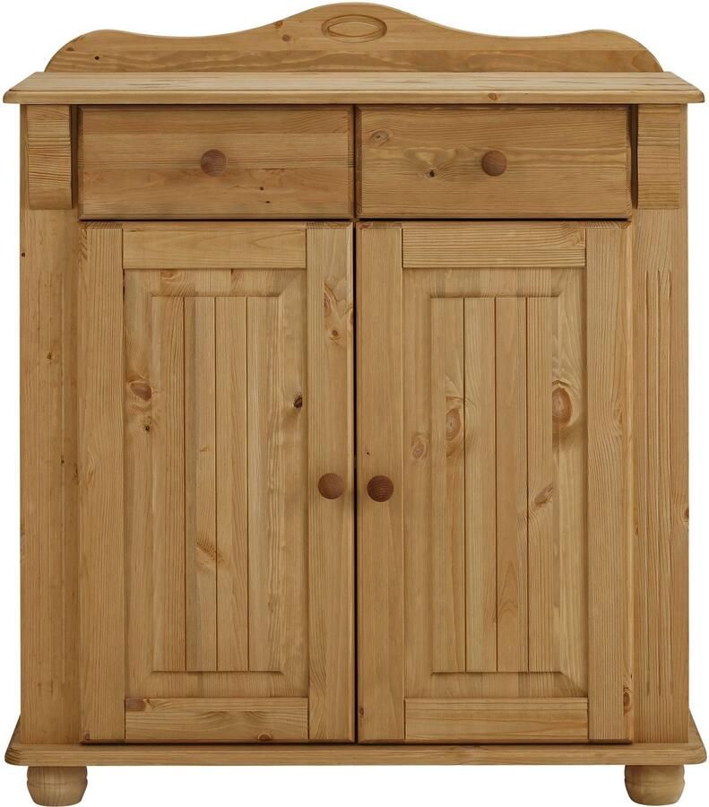 Home affaire Kast met laden en deuren ADELE gemaakt van massief grenen 92 cm breed - Foto 9