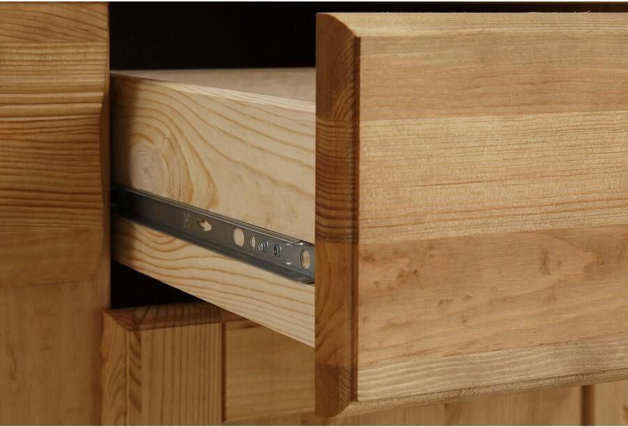 Home affaire Kast met laden en deuren ADELE gemaakt van massief grenen 92 cm breed - Foto 4