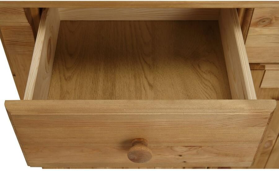 Home affaire Kast met laden en deuren ADELE gemaakt van massief grenen 92 cm breed - Foto 8