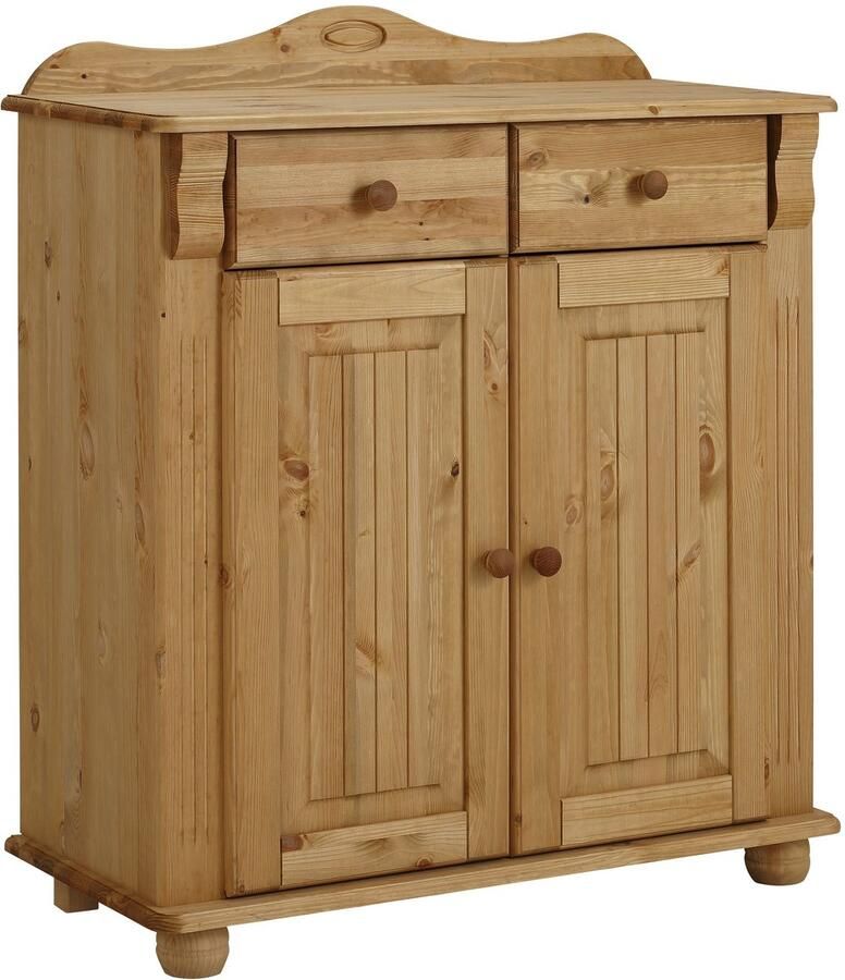 Home affaire Kast met laden en deuren ADELE gemaakt van massief grenen 92 cm breed - Foto 3