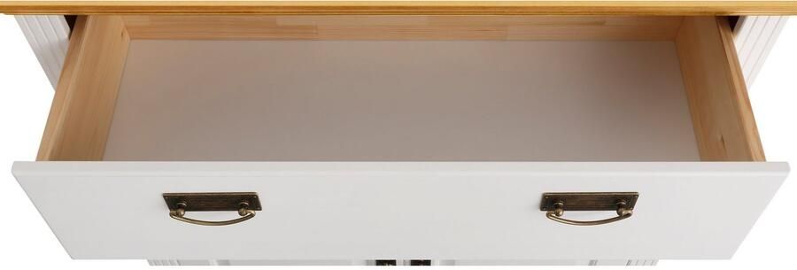 Home affaire Kast met laden en deuren Konrad Breedte 94 cm van massief FSC -gecertificeerd dennenhout - Foto 9