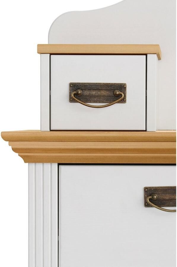 Home affaire Kast met laden en deuren Konrad Breedte 94 cm van massief FSC -gecertificeerd dennenhout - Foto 5