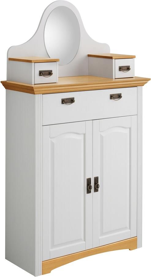 Home affaire Kast met laden en deuren Konrad Breedte 94 cm van massief FSC -gecertificeerd dennenhout - Foto 8