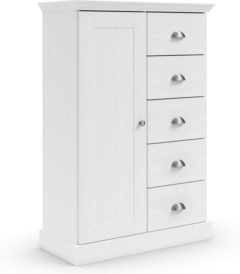 Home affaire Kast Motala 5 lades en 2 verstelbare planken breedte 75cm hoogte 110cm - Foto 6