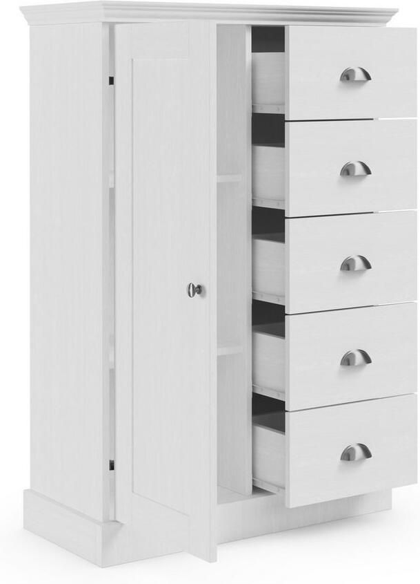 Home affaire Kast Motala 5 lades en 2 verstelbare planken breedte 75cm hoogte 110cm - Foto 5