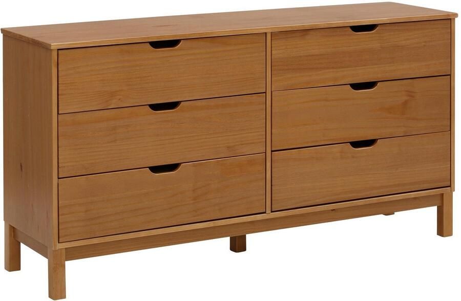 Home affaire Kast Post massief grenenhout met vele opbergmogelijkheden breedte 150 cm - Foto 4