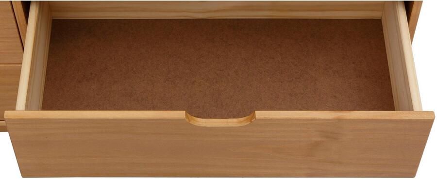 Home affaire Kast Post massief grenenhout met vele opbergmogelijkheden breedte 150 cm - Foto 7