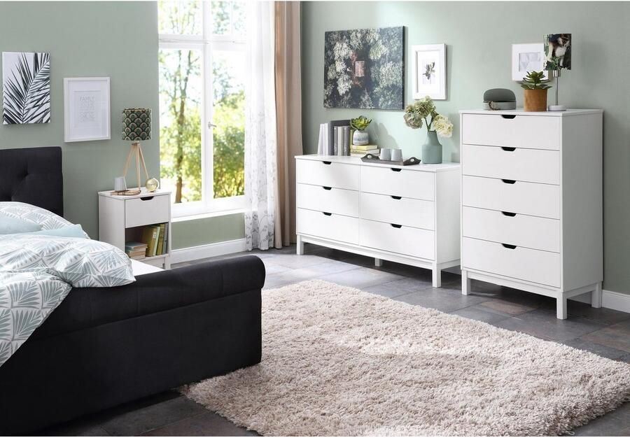 Home affaire Kast Post massief grenenhout met vele opbergmogelijkheden breedte 76 cm - Foto 5