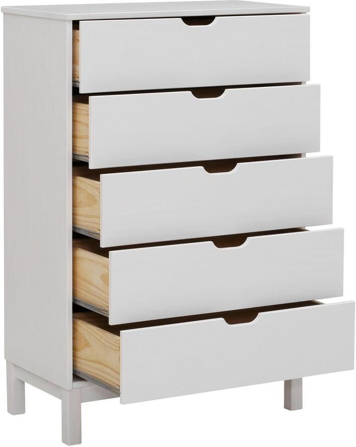 Home affaire Kast Post massief grenenhout met vele opbergmogelijkheden breedte 76 cm - Foto 2