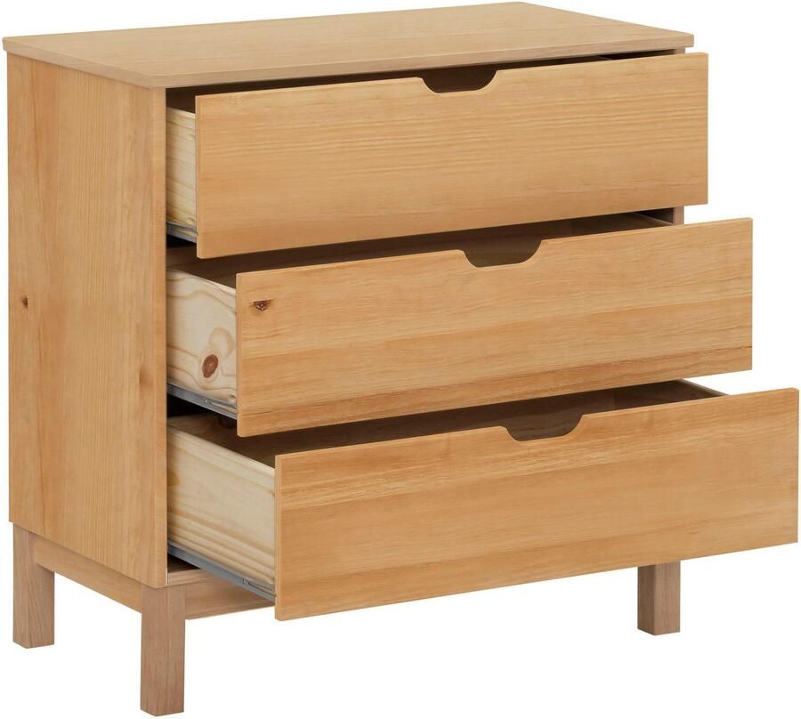 Home affaire Kast Post van massief grenenhout met opbergmogelijkheden breedte 76 cm - Foto 3