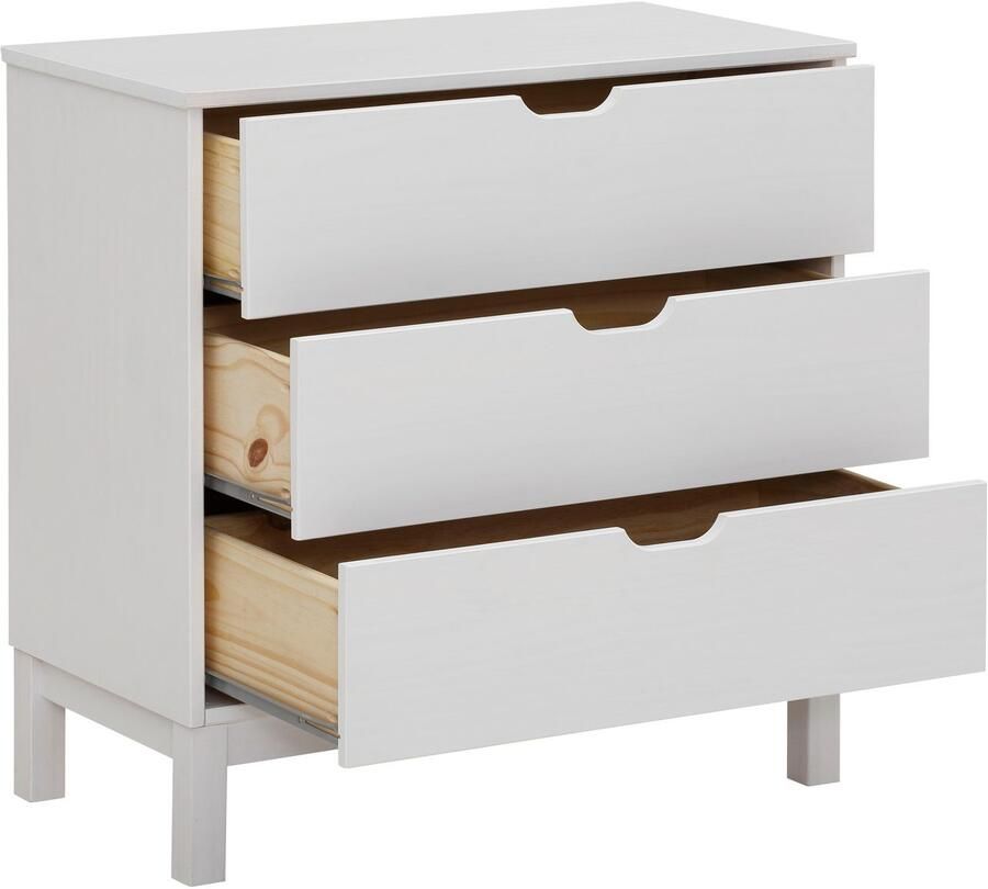 Home affaire Kast Post van massief grenenhout met opbergmogelijkheden breedte 76 cm - Foto 4