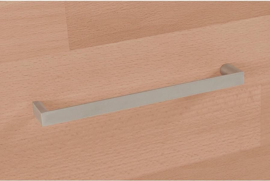 Home affaire Kast Ribe 85cm breed 35 cm diep fronten massief hout 2 deuren met glazen inzet - Foto 6