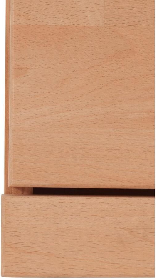 Home affaire Kast Ribe 85cm breed 35 cm diep fronten massief hout 2 deuren met glazen inzet - Foto 7