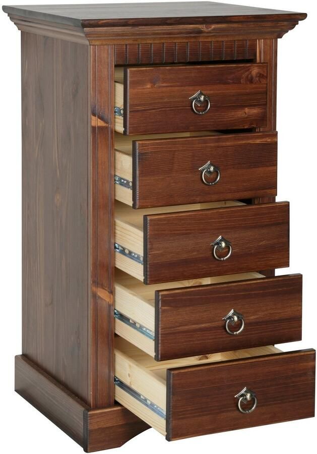 Home affaire Kast Rustiek Breedte 48 cm van massief grenen FSC -gecertificeerd - Foto 4