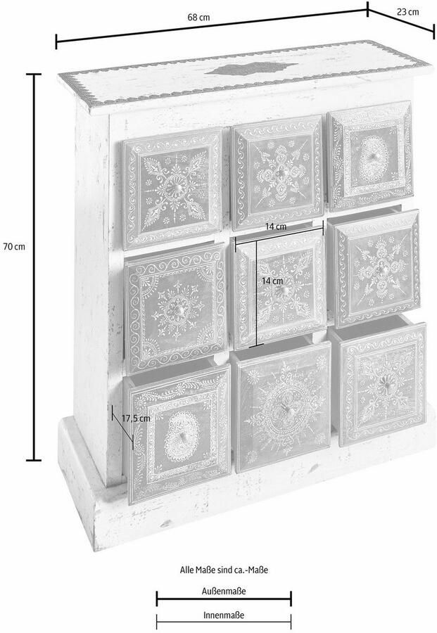 Home affaire Kast Vivek Breedte 68 cm - Foto 6