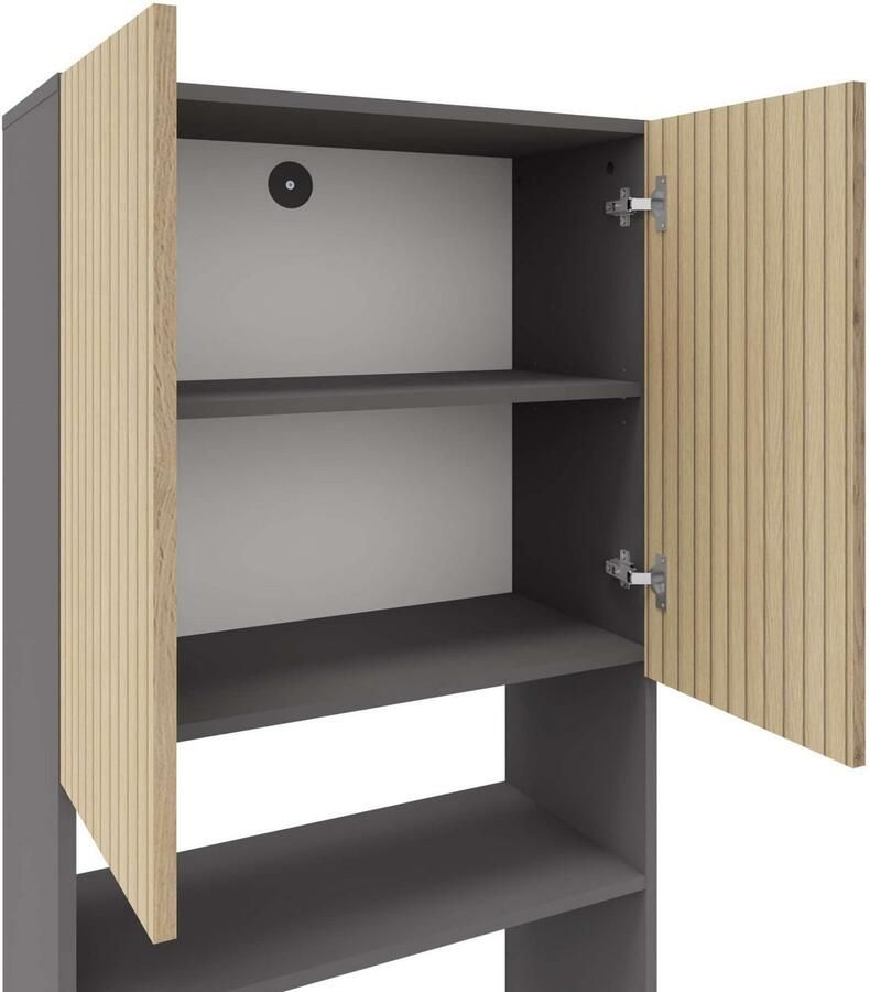 Home affaire Kast voor wasmachine Wisla met 2 deuren breedte 68 cm hoogte 180 cm - Foto 3