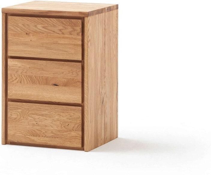 Home affaire Kast Zetra nachtkastje 3 lades met soft-close functie Kant-en-klaar gemonteerd massief eiken breedte 47 cm - Foto 5