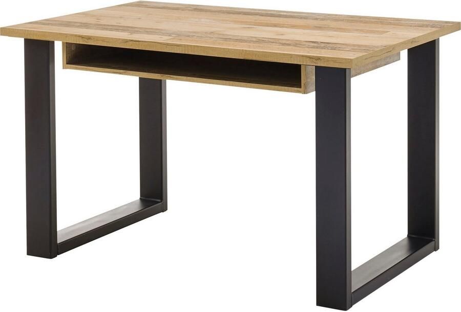 Home affaire Kastenset Sherwood Kantoormeubelenset met schuurdeurbeslag van metaal breedte ca. 220 cm (2-delig) - Foto 5