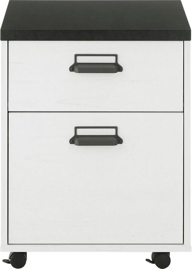 Home affaire Kastje op wieltjes Sherwood met metalen apotheker handgrepen breedte 47 cm soft-close functie - Foto 6