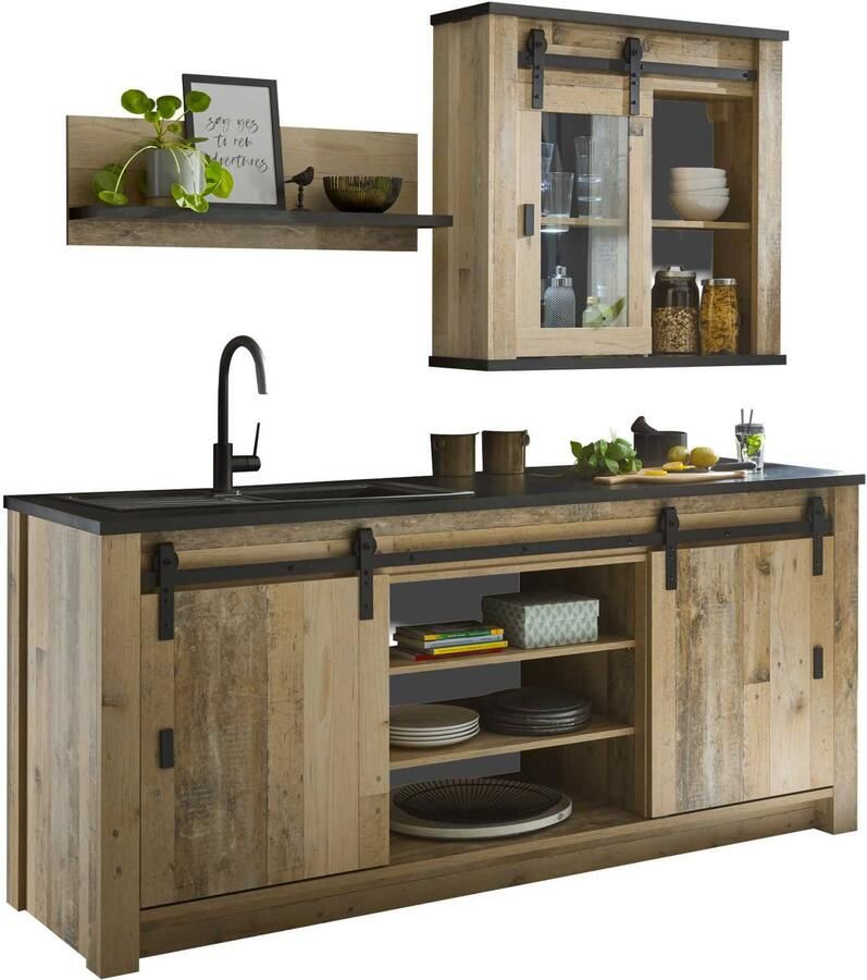 Home affaire Keuken Sherwood Breedte 201 cm zonder elektrische apparaten - Foto 5