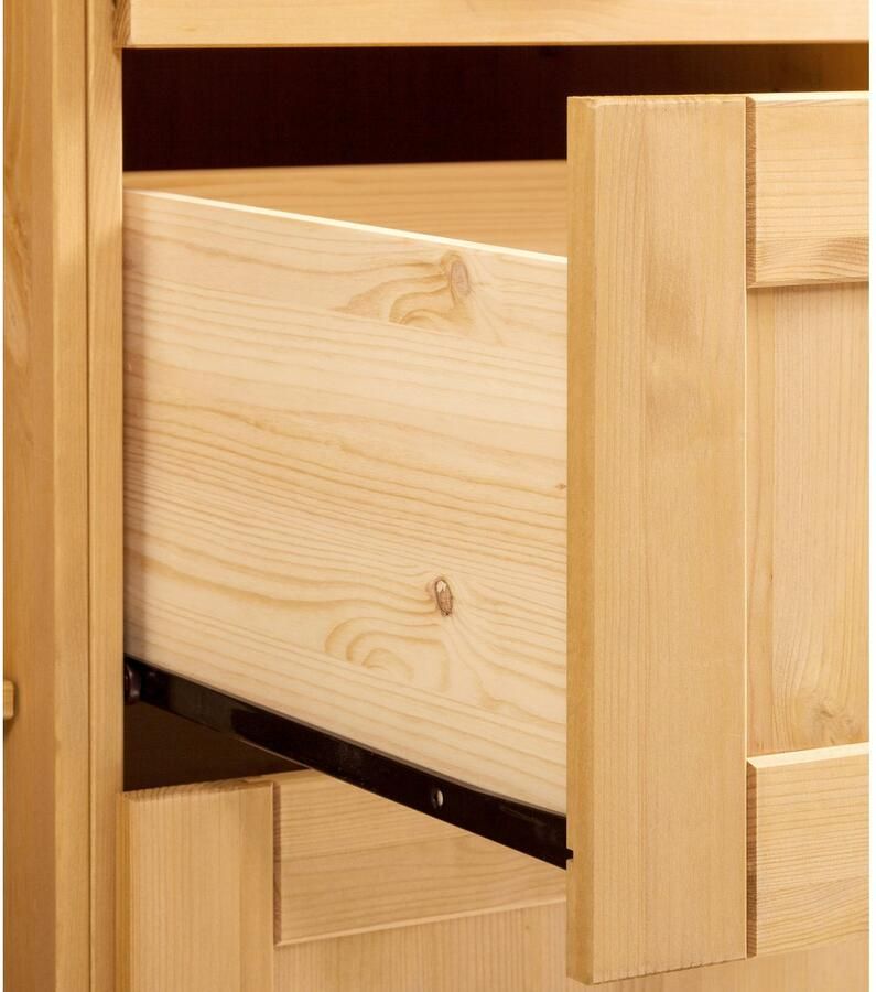 Home affaire Keukenblok Alby Breedte 325 cm van massief grenenhout zonder E-apparaten