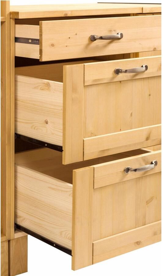 Home affaire Keukenblok Alby Breedte 325 cm van massief grenenhout zonder E-apparaten - Foto 7