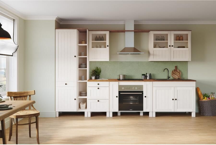 Home affaire Keukenblok Alby2 Breedte 325 cm zonder elektrische apparaten