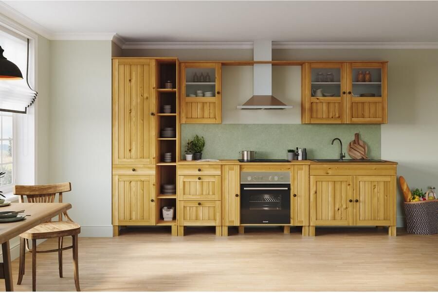 Home affaire Keukenblok Alby2 Breedte 325 cm zonder elektrische apparaten