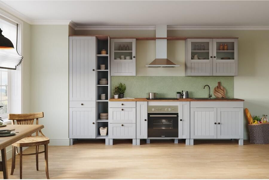 Home affaire Keukenblok Alby2 Breedte 325 cm zonder elektrische apparaten