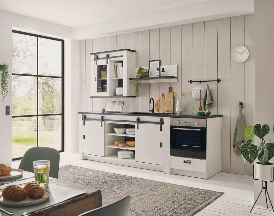 Home affaire Keukenblok Sherwood Breedte 264 cm met kookplaatombouw zonder elektrische apparaten - Foto 8