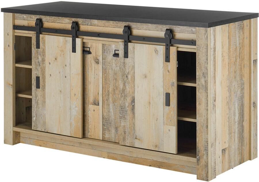 Home affaire Keukenblok Sherwood Breedte 284 cm met kookplaatombouw zonder elektrische apparaten - Foto 3