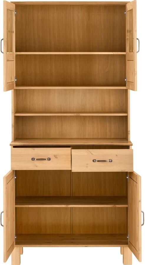 Home affaire Keukenbuffet Alby Breedte 85 cm 2 glasdeuren - Foto 7