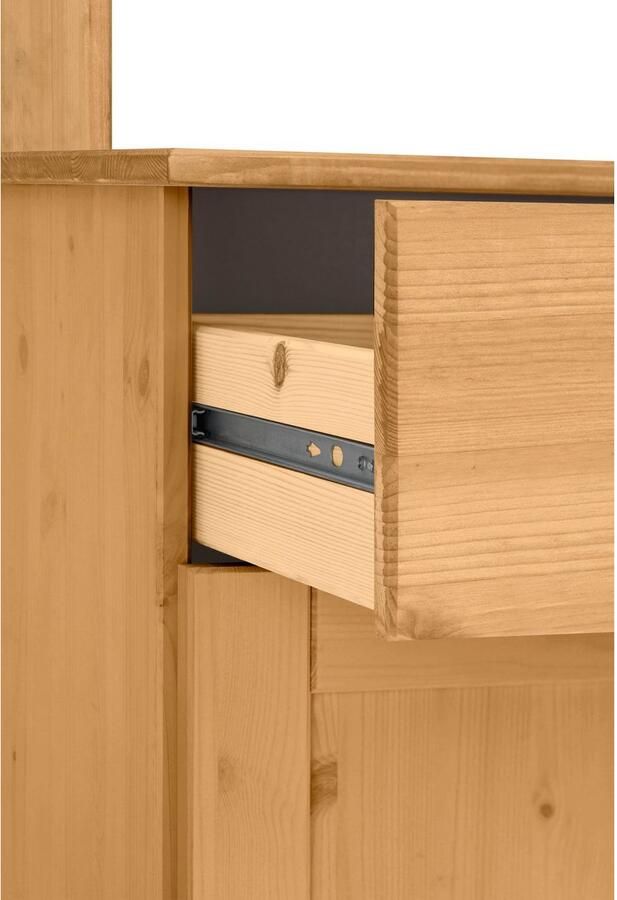 Home affaire Keukenbuffet Alby Breedte 85 cm 2 glasdeuren - Foto 4