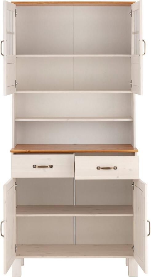 Home affaire Keukenbuffet Alby Breedte 85 cm 2 glasdeuren - Foto 7