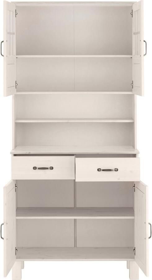 Home affaire Keukenbuffet Alby Breedte 85 cm 2 glasdeuren - Foto 7