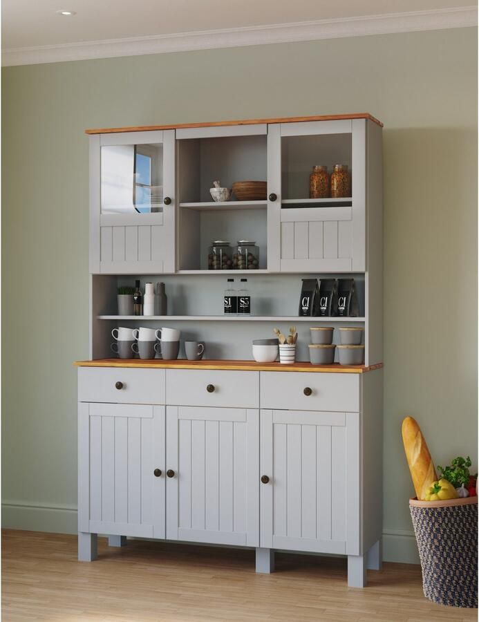 Home affaire Keukenbuffet Alby2 Met metalen grepen breedte 125 cm - Foto 3