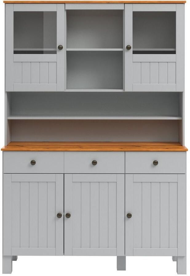 Home affaire Keukenbuffet Alby2 Met metalen grepen breedte 125 cm - Foto 5