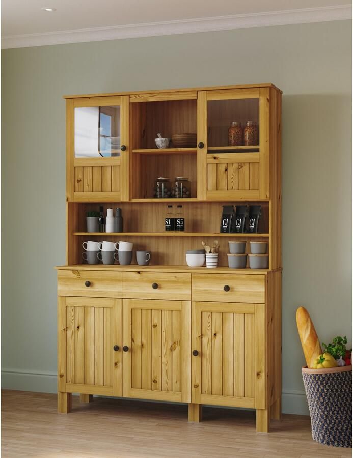 Home affaire Keukenbuffet Alby2 Met metalen grepen breedte 125 cm - Foto 3