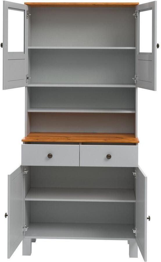 Home affaire Keukenbuffet Alby2 Met metalen grepen breedte 85 cm - Foto 5