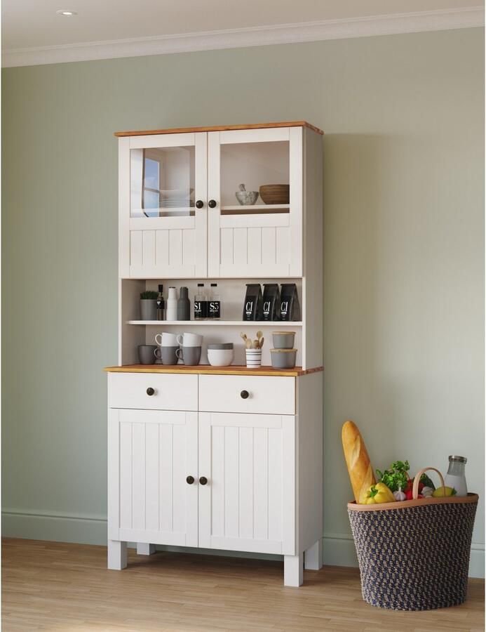 Home affaire Keukenbuffet Alby2 Met metalen grepen breedte 85 cm - Foto 2