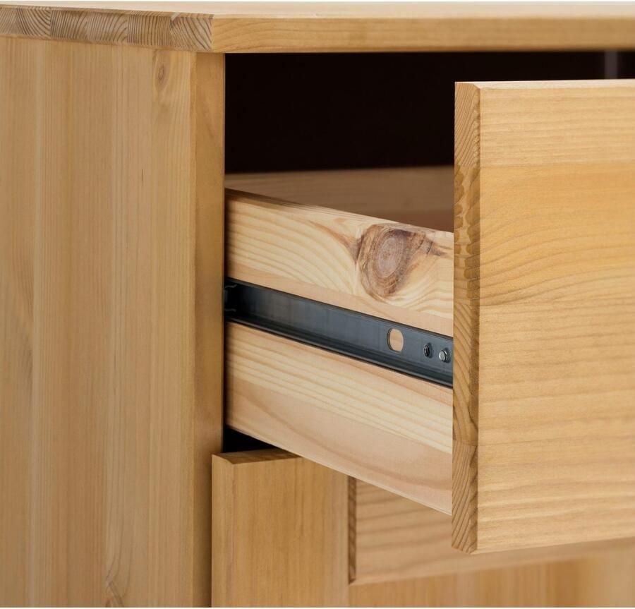 Home affaire Onderkast Oslo 85 cm breed 38 cm diep als dressoir te gebruiken 2 deuren 2 laden - Foto 5