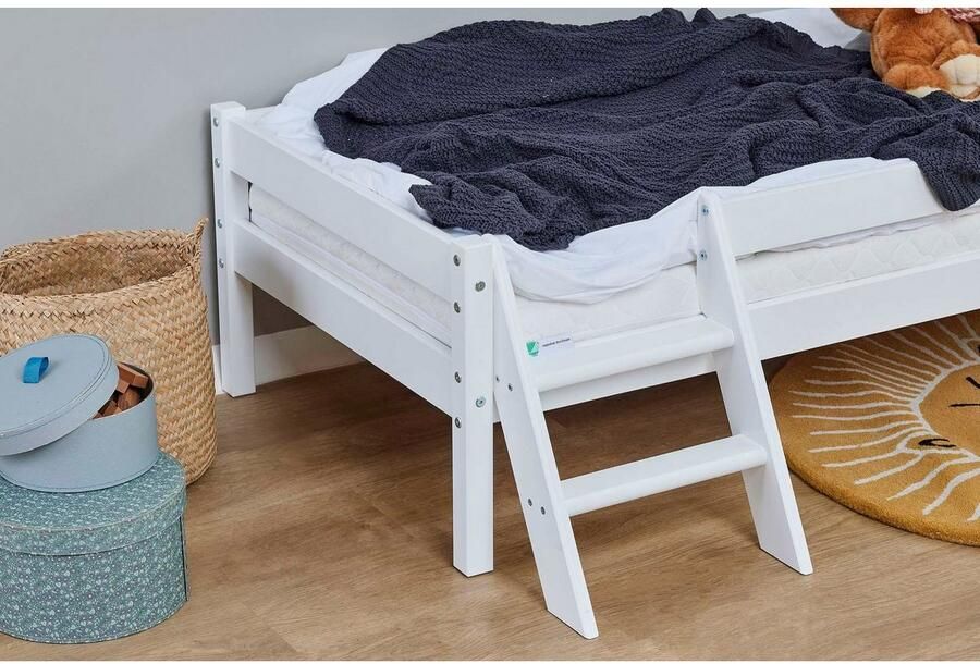 Home affaire Kinderbed ECO One Kinderbed met valbeveiliging en ladder keuze uit 3 kleuren en matrassen - Foto 4