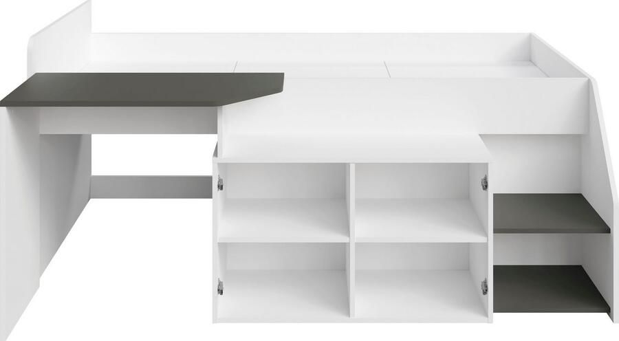 Home affaire Kinderbed Jeugd kamer set Durango 3 in 1: Bed bureau commode - Foto 5