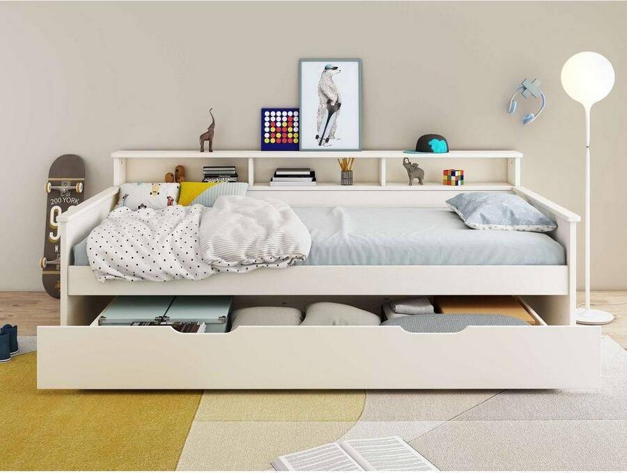 Home affaire Kinderbed KERO daybed bed met opbergruimte ruimtebesparend opbergruimte 90 x 200 cm - Foto 2