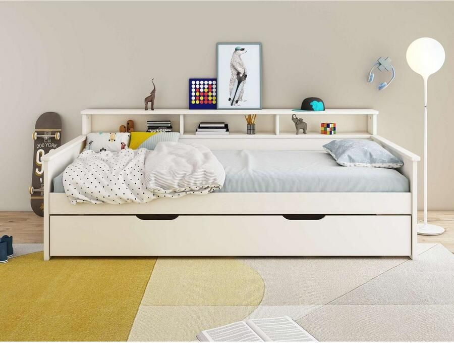 Home affaire Kinderbed KERO daybed bed met opbergruimte ruimtebesparend opbergruimte 90 x 200 cm - Foto 4