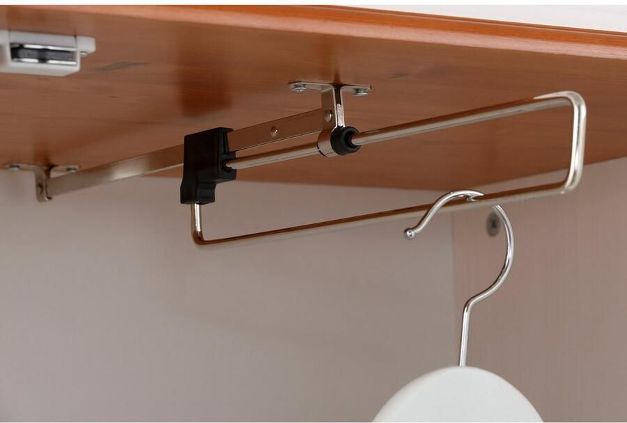 Home affaire Kledingkast ADELE met spiegel breedte 63 cm met 2 lades van massief dennenhout fsc - Foto 11