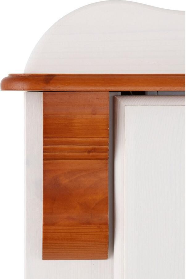 Home affaire Kledingkast ADELE met spiegel breedte 63 cm met 2 lades van massief dennenhout fsc - Foto 5